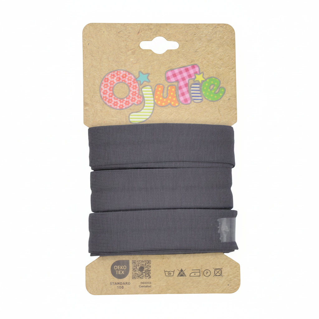 Jersey Schrägband gefalzt 20 mm - 3m Coupon
