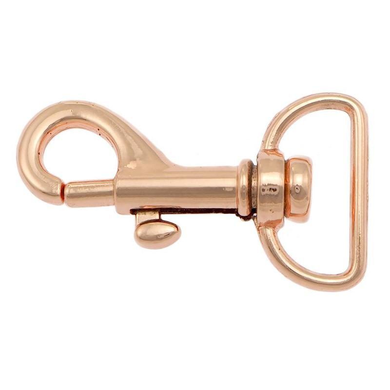 Karabinerhaken Metall 1 Stück ca. 20 mm - roségold