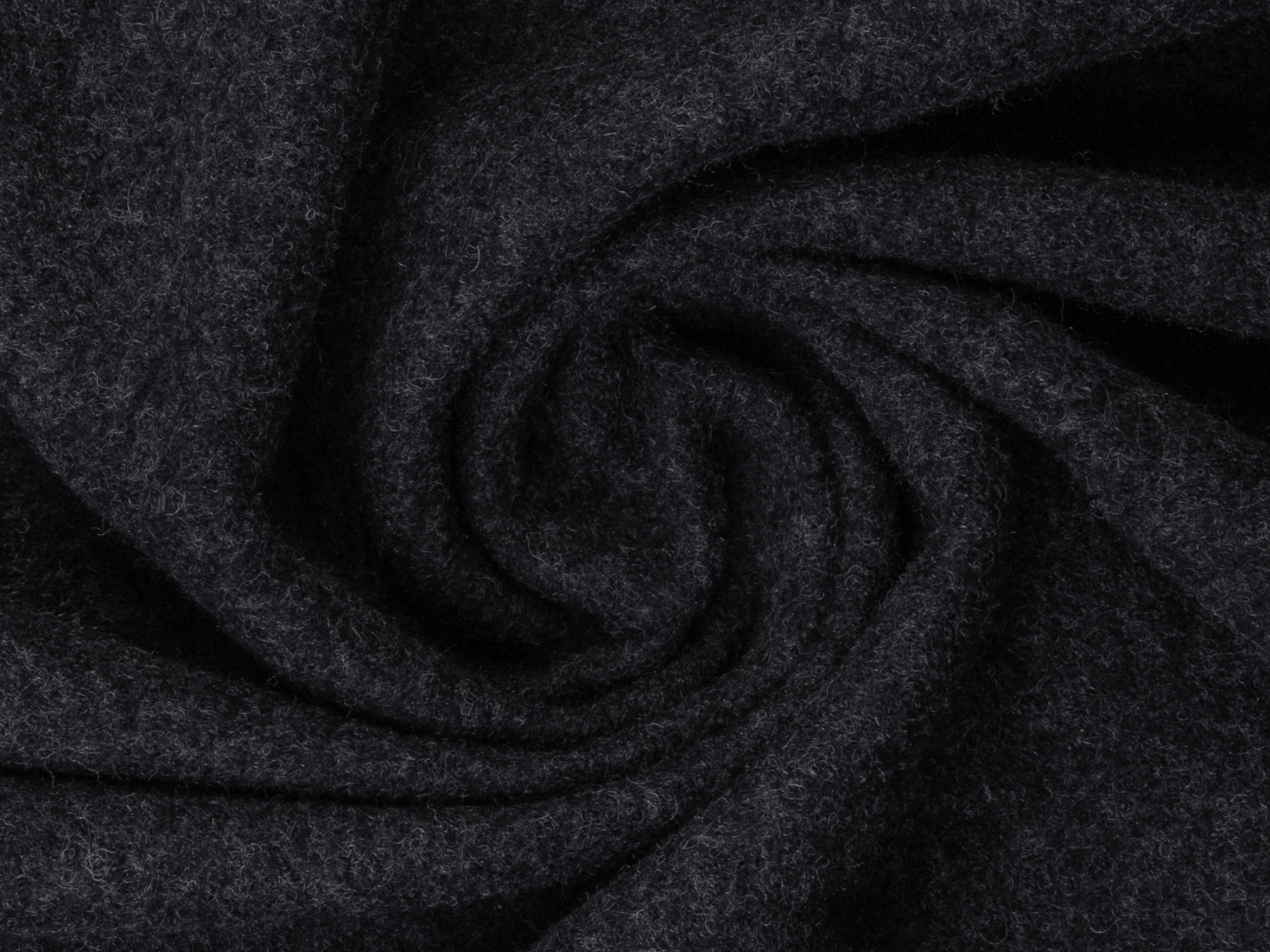 Wollwalk Stoff Naomi gekochte Wolle - meliert