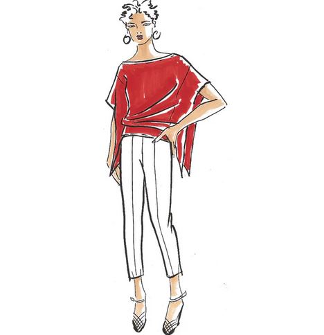 Papierschnittmuster Schmetterlingsshirt Antonia