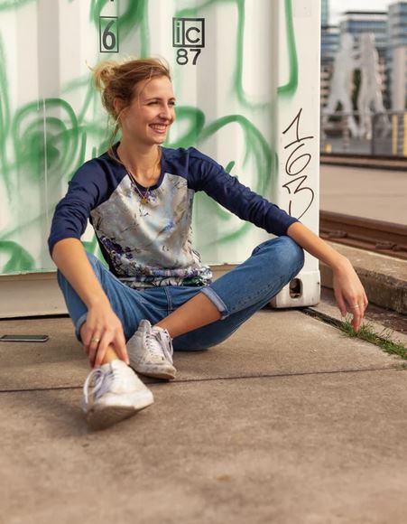 Papierschnittmuster Raglanshirt Barbara