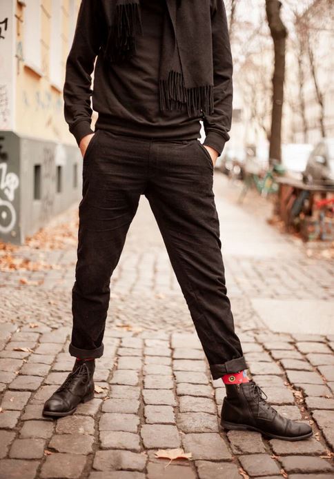 Papierschnittmuster Chinohose Bela