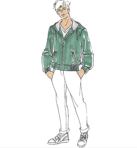 Papierschnittmuster Premium Kapuzenjacke Birk