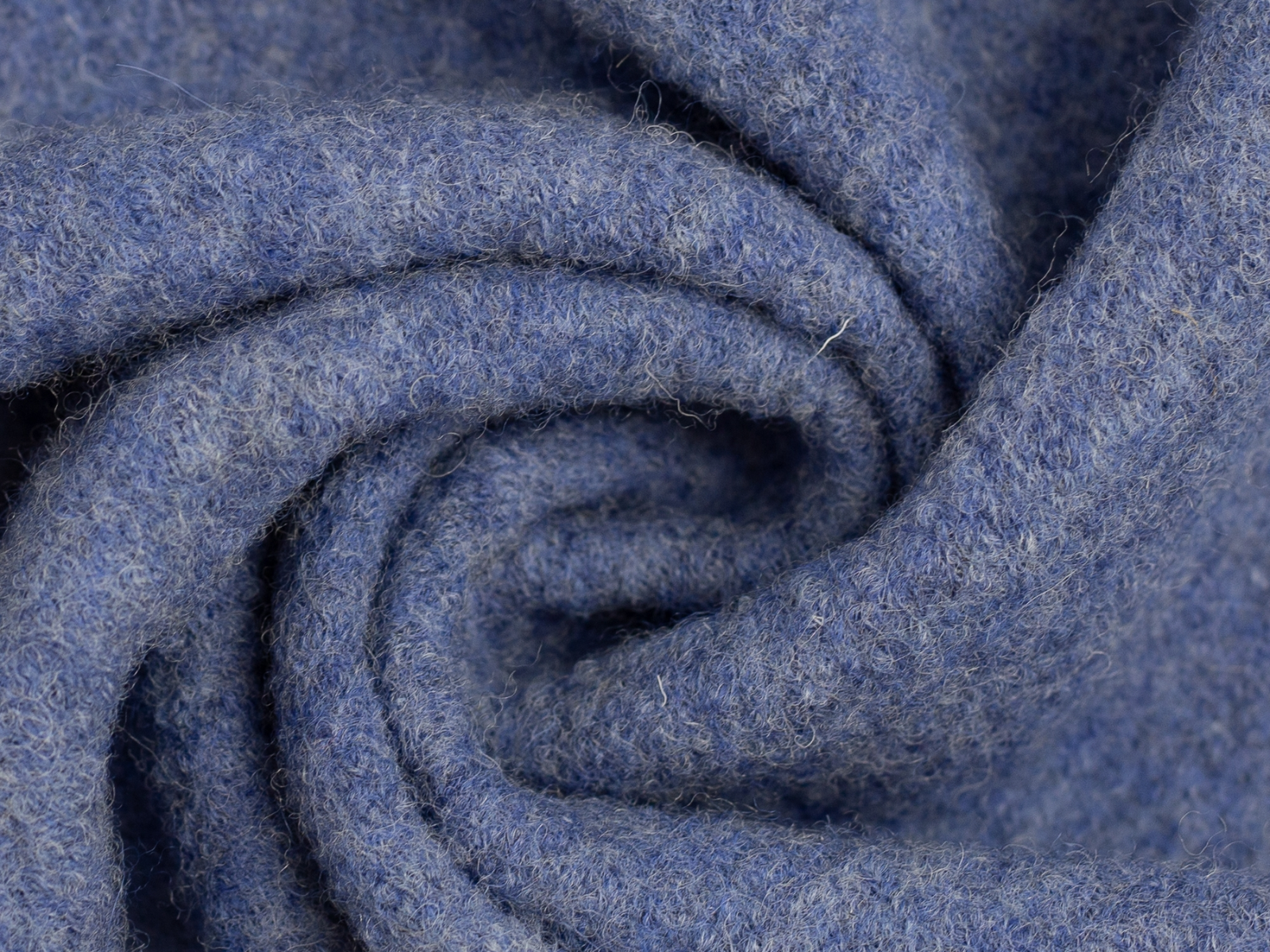 Wollwalk Stoff Naomi gekochte Wolle - meliert