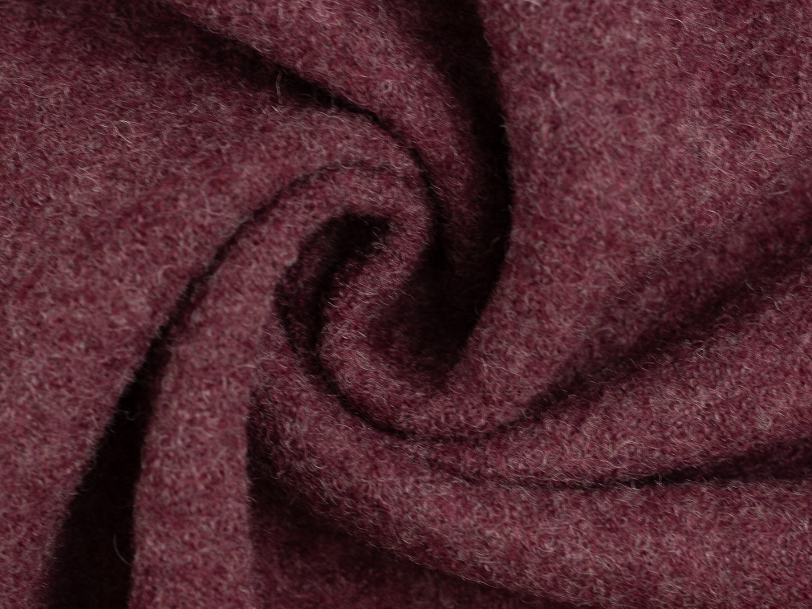 Wollwalk Stoff Naomi gekochte Wolle - meliert