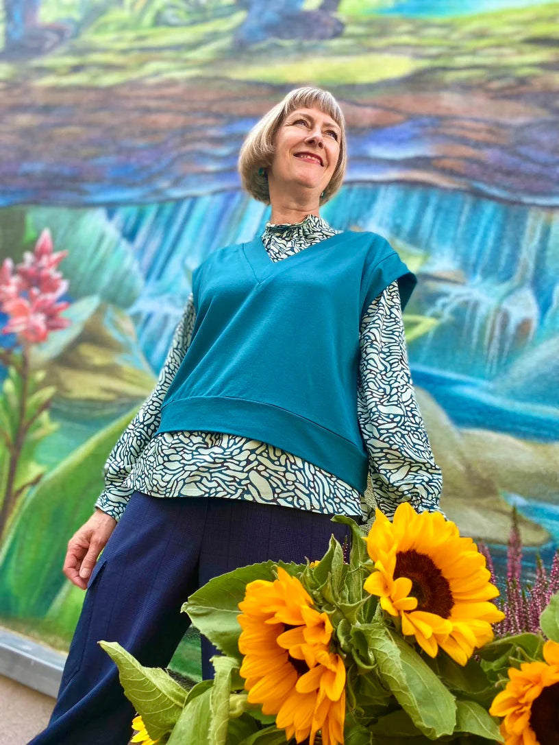 Papierschnittmuster Pullunder Bregenz