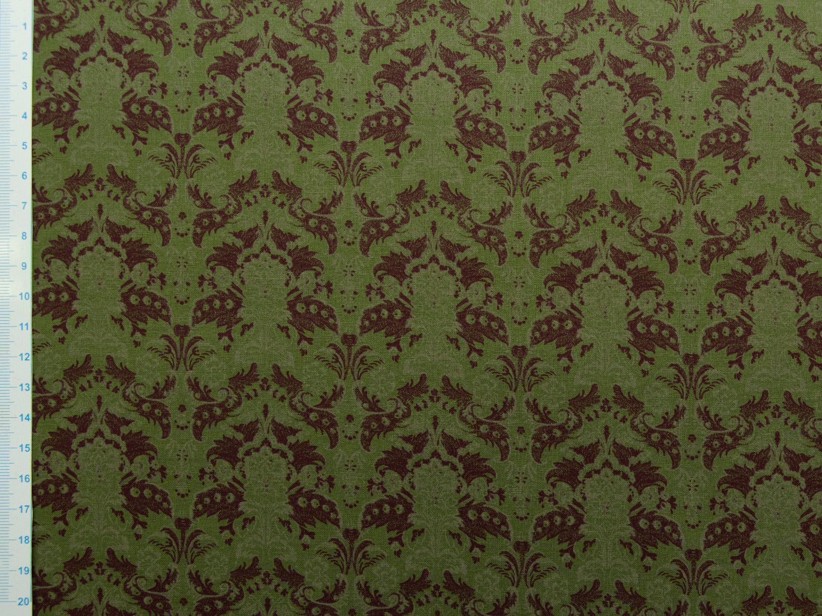 Webware Baumwolle Renforcé mercerisiert für Trachten - Ornamente - grün