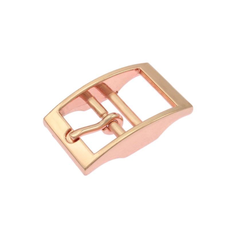 Doppelsteg-Schnalle Metall 1 Stück - roségold