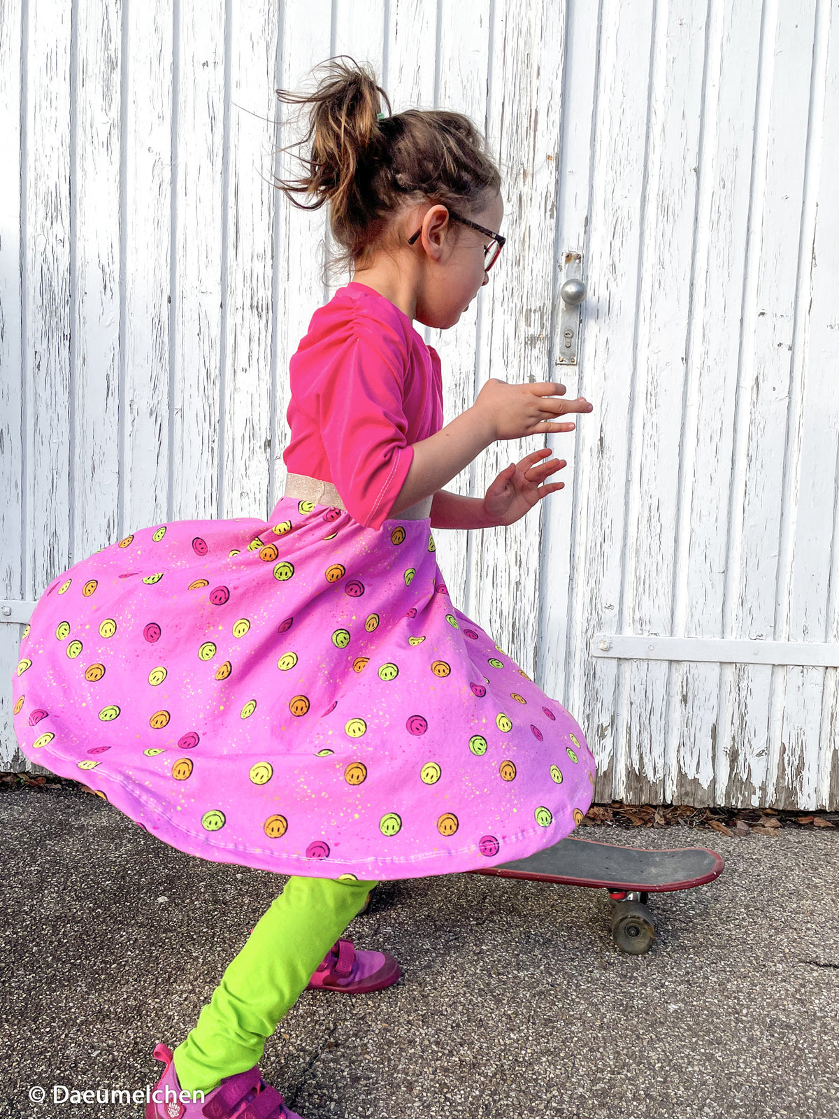 Baumwolle Jersey Swafing by Christiane Zielinski - Happy - pink