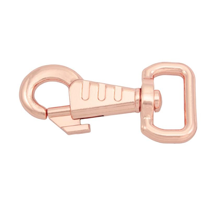 Karabinerhaken Deluxe Metall 1 Stück ca. 16 mm - roségold