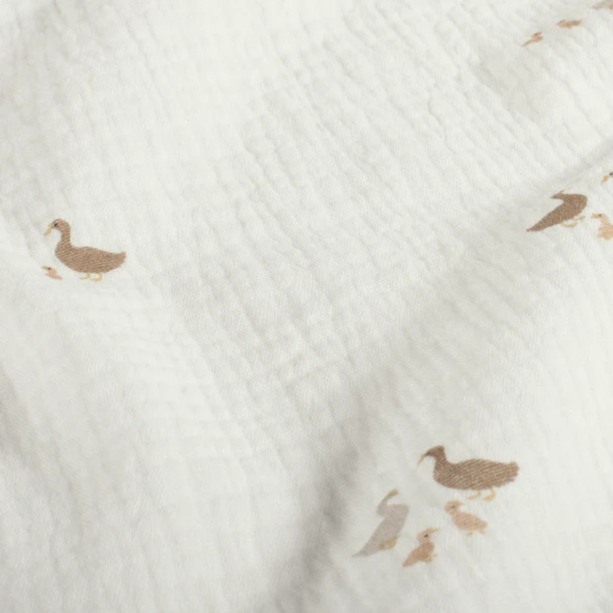 Baumwolle Musselin Double Gauze - Gänse - wollweiß