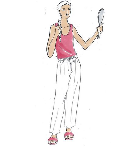 Papierschnittmuster Trägertop Diana