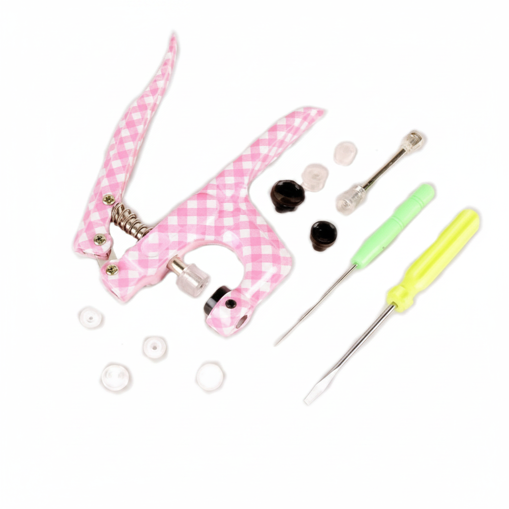 Druckknopfzange rosa Vichy - fiel al original