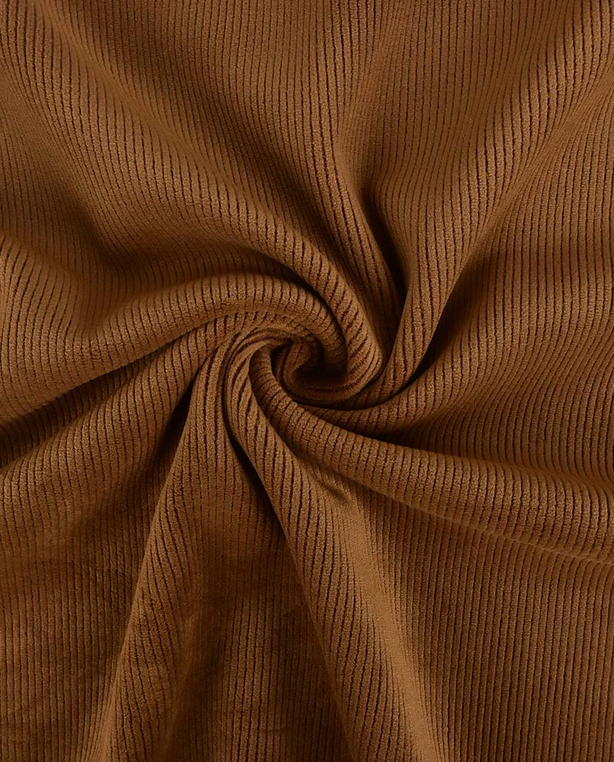 Superweicher Jersey - Doubleface in Cordoptik - uni