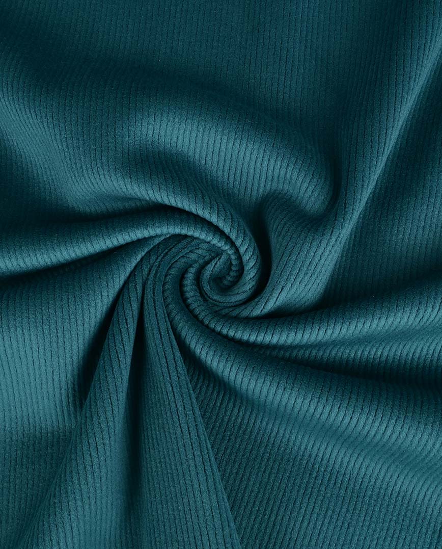Superweicher Jersey - Doubleface in Cordoptik - uni