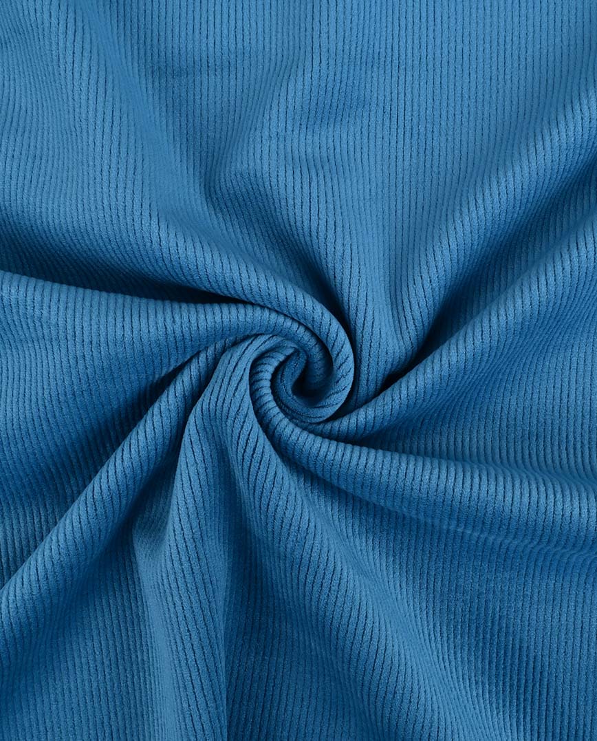 Superweicher Jersey - Doubleface in Cordoptik - uni