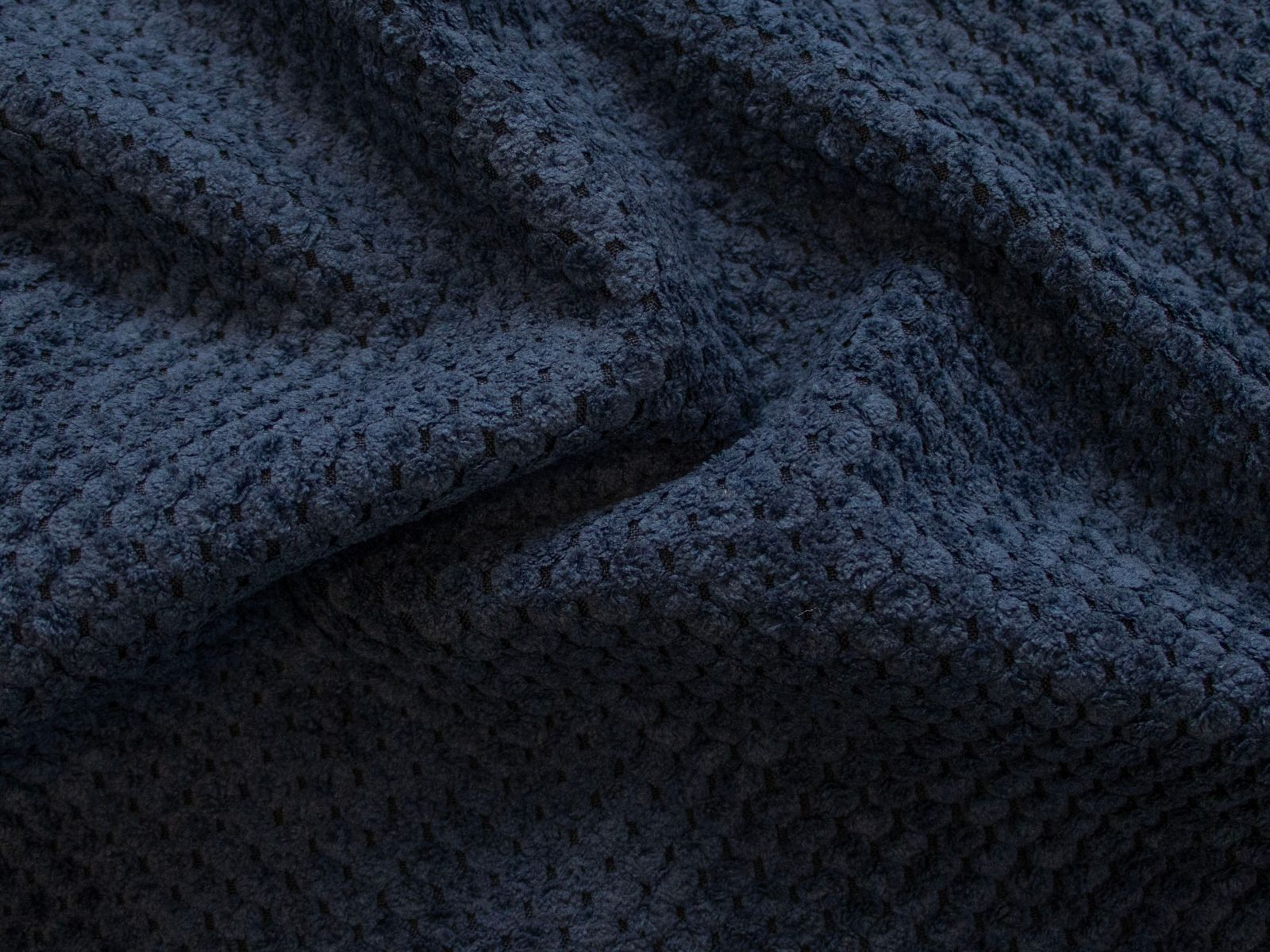 Dekosamt Parma Stoff - Wabenstruktur