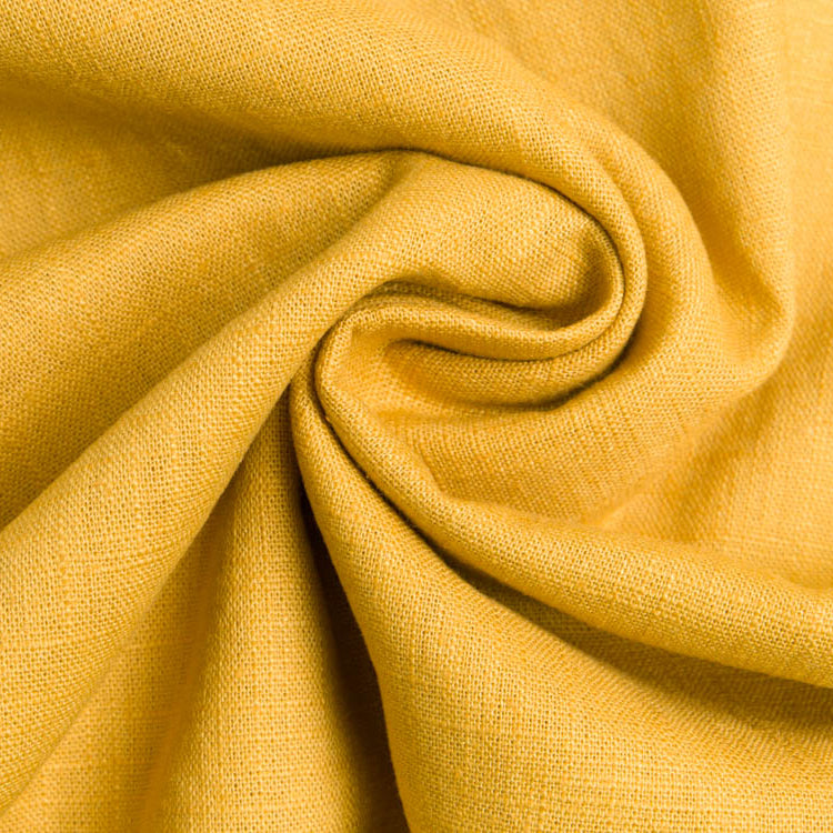 Reines Leinen gewebt - washed - uni