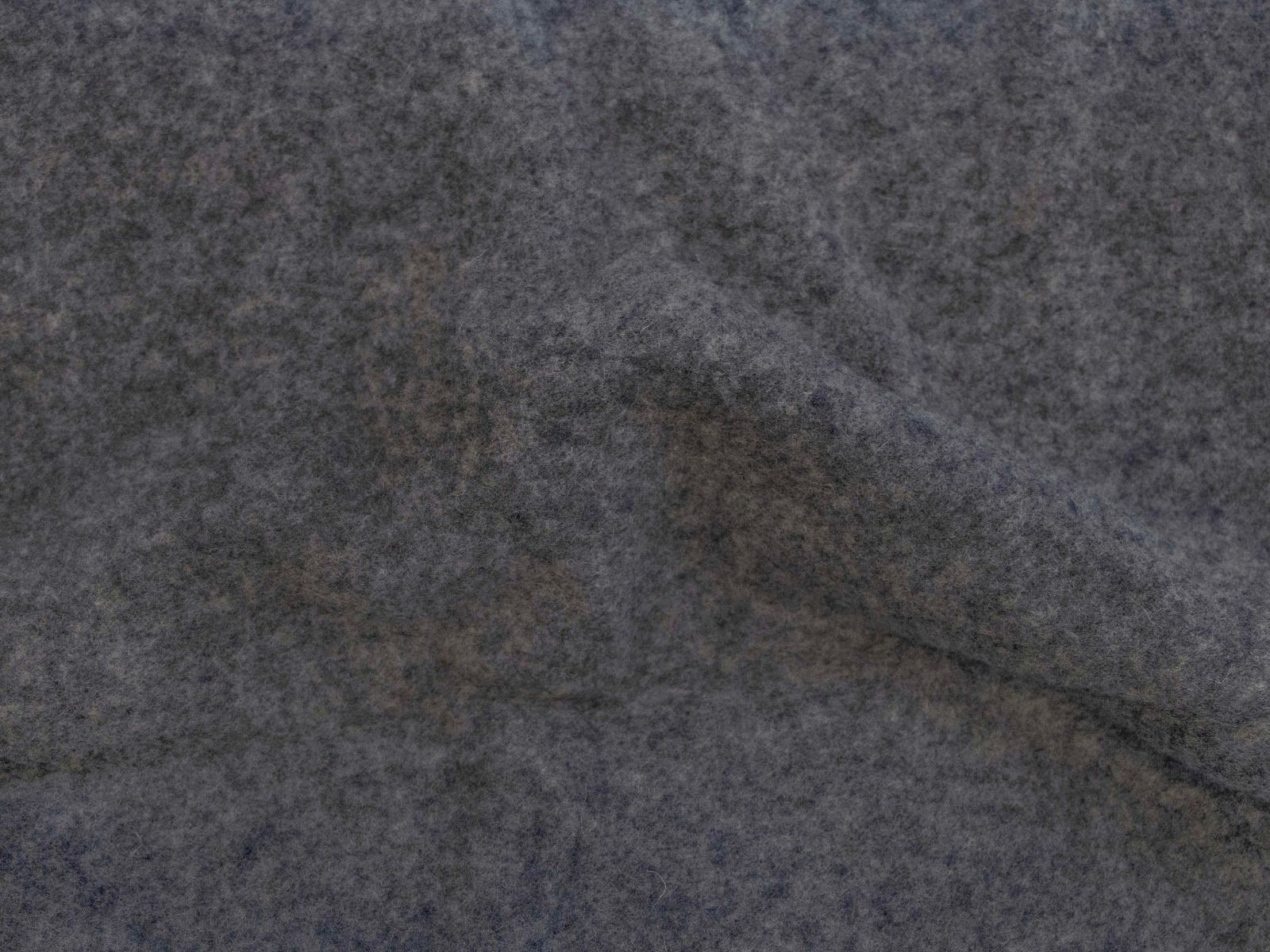 Wollfleece Stoff Nena - uni