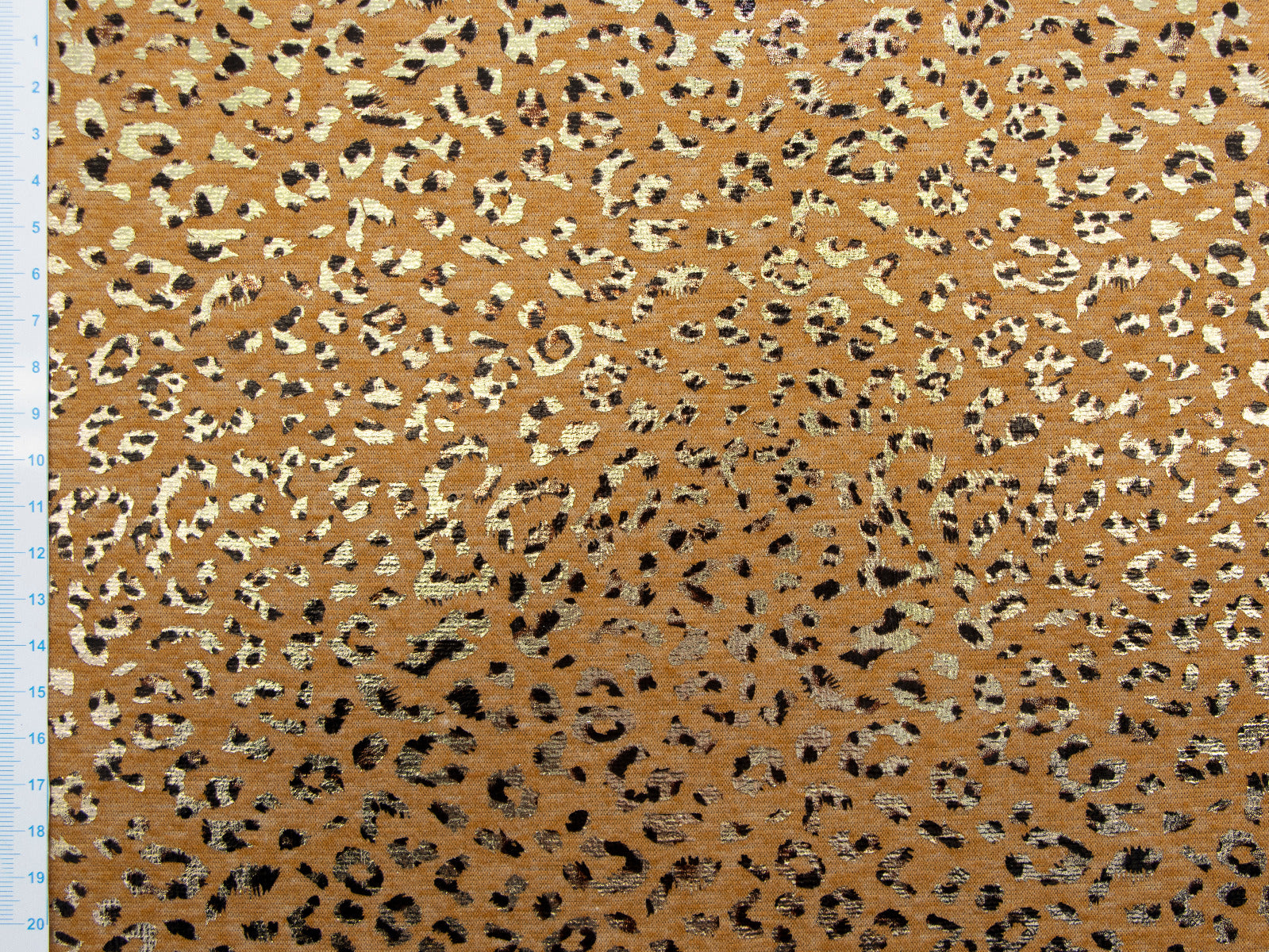 Alpenfleece mit Foliendruck - Leo Animalprint