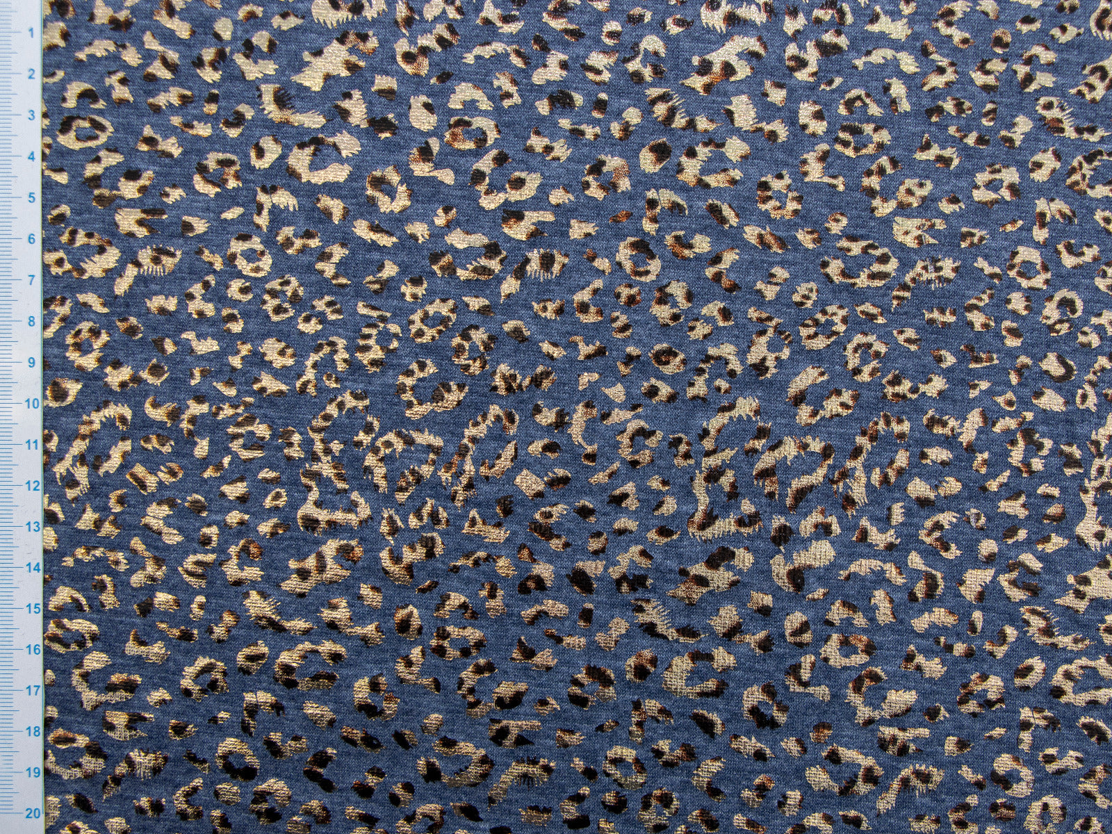 Alpenfleece mit Foliendruck - Leo Animalprint