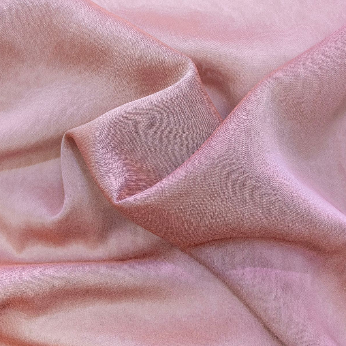 Chiffon changierend - Designerstoff aus Spanien - altrosa