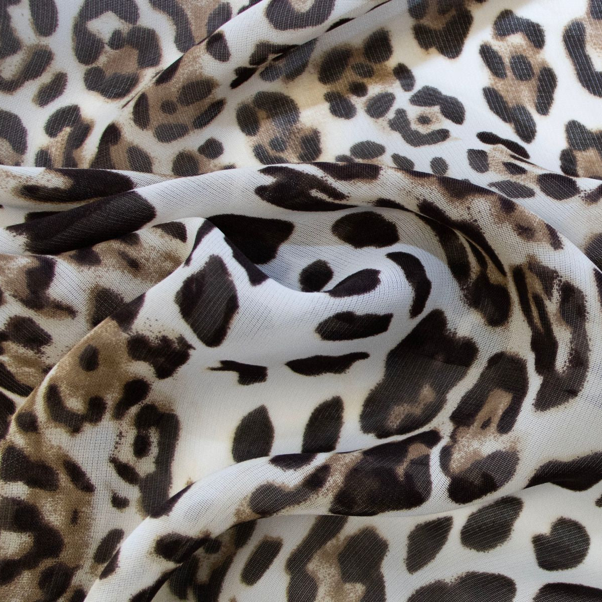 Italienischer Chiffon Viskose - Leo Animalprint
