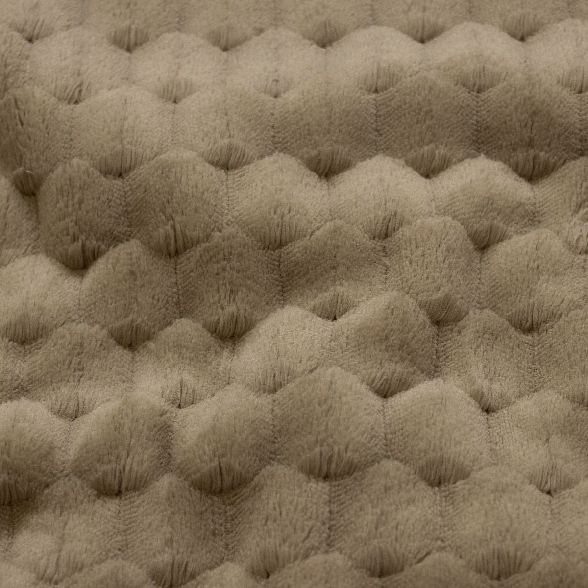 Wellnessfleece Wabenstruktur - uni