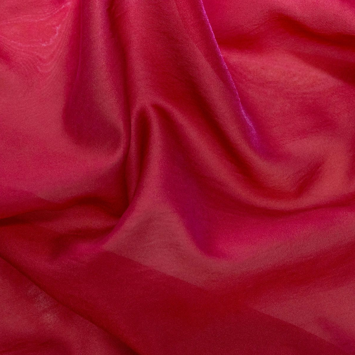 Chiffon changierend - Designerstoff aus Spanien - rot