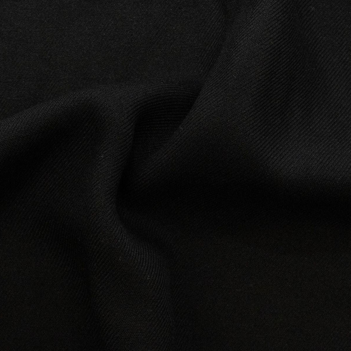 Viskose Twill - uni - schwarz