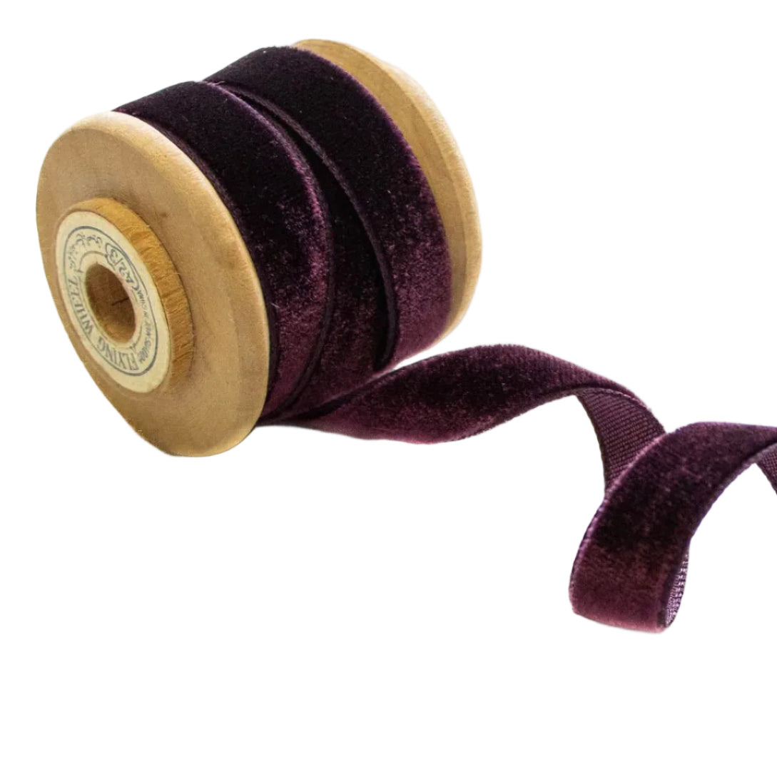 Samtband ca. 10 mm - uni