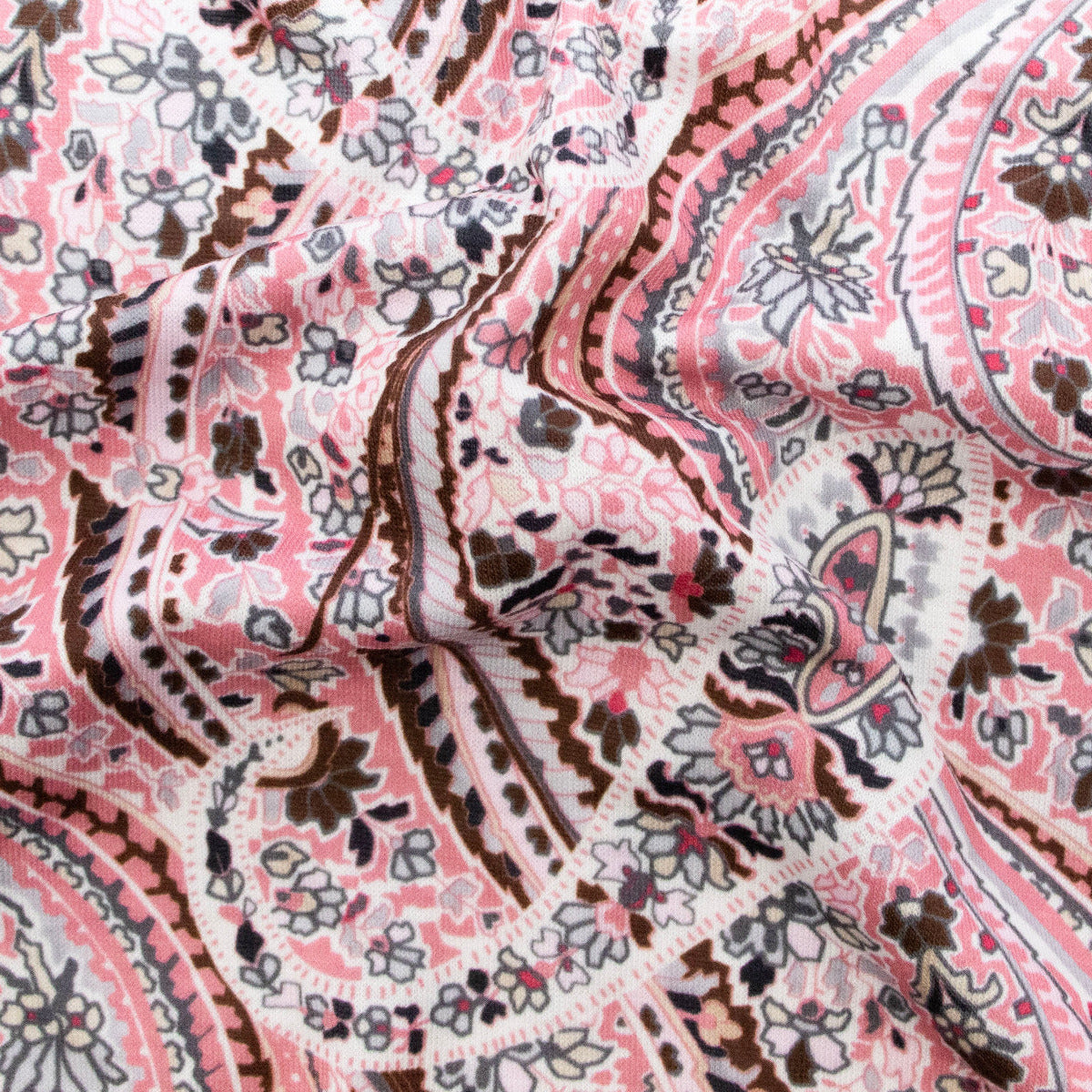 Jersey Digitaldruck - Mandala - Rosa