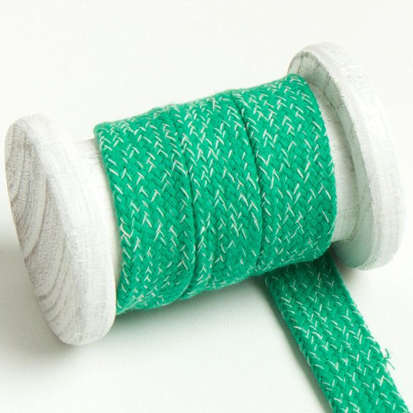 Flache Baumwoll Kordel / Band Hoodie / Kapuze 20 mm breit meliert