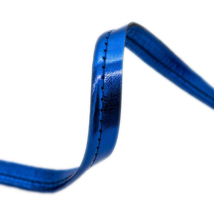 Paspelband Biese aus Kunstleder ca. 10 mm - metallic
