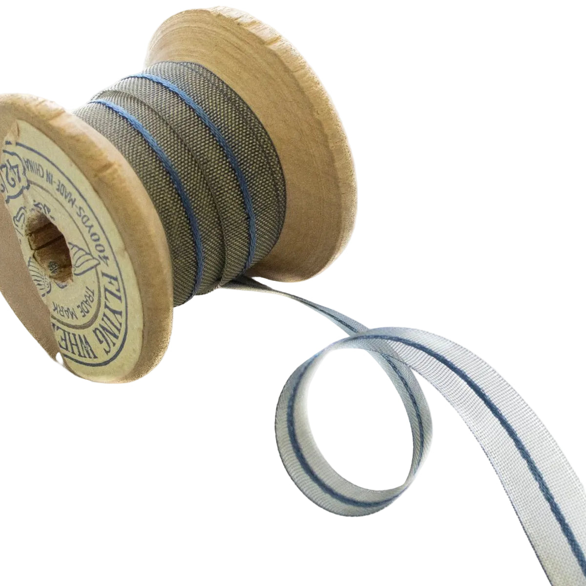 Chiffonband mit Streifen ca. 8mm