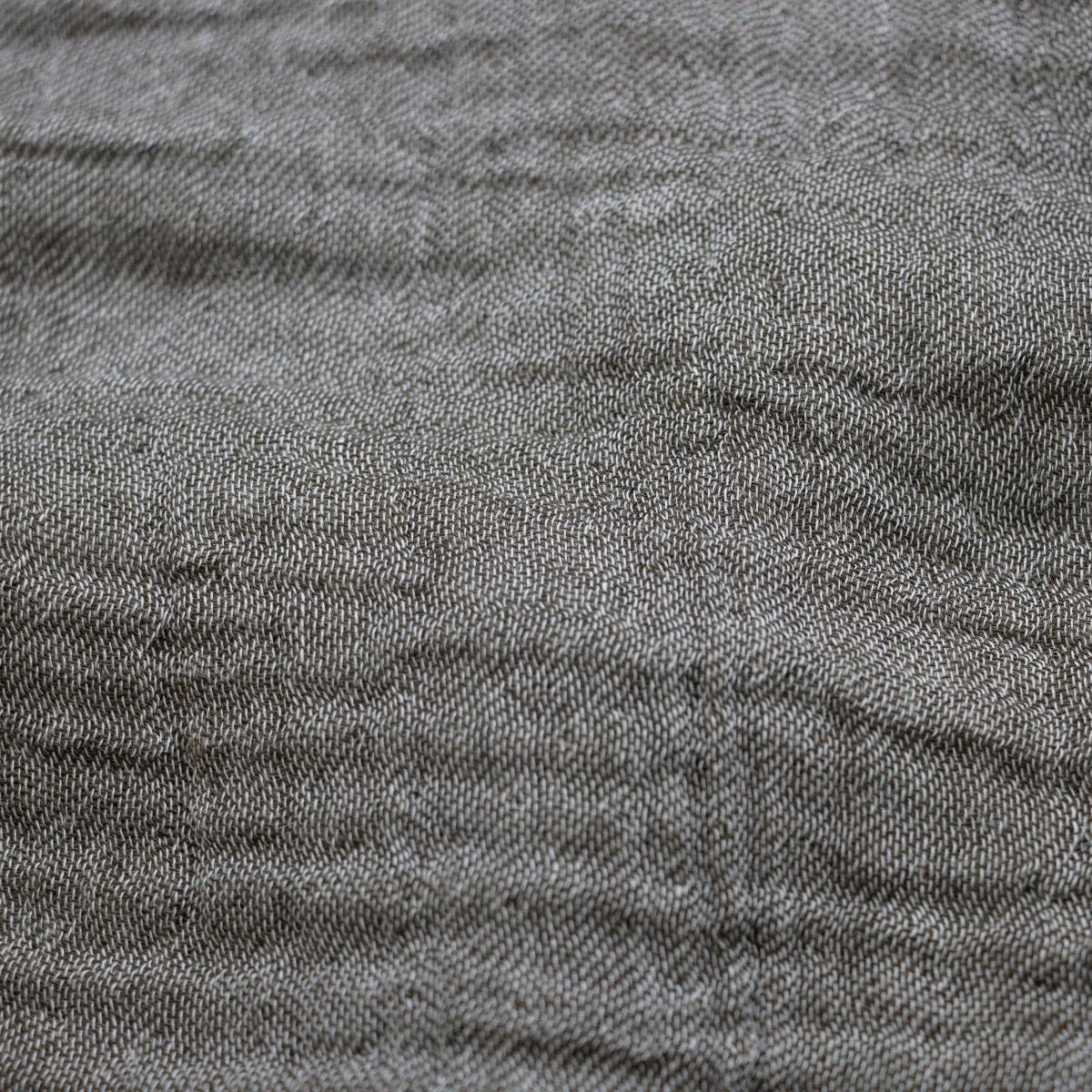 Musselin Baumwolle recycelt 4-lagig - uni grau