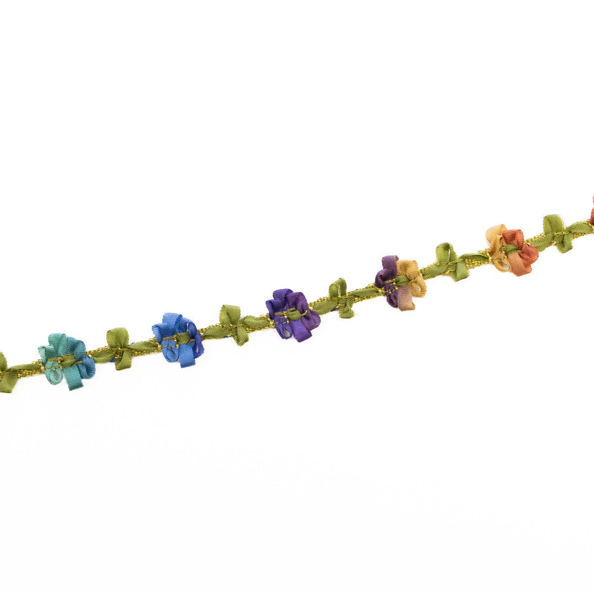 Blumenborte ca. 10mm - bunte Blümchen