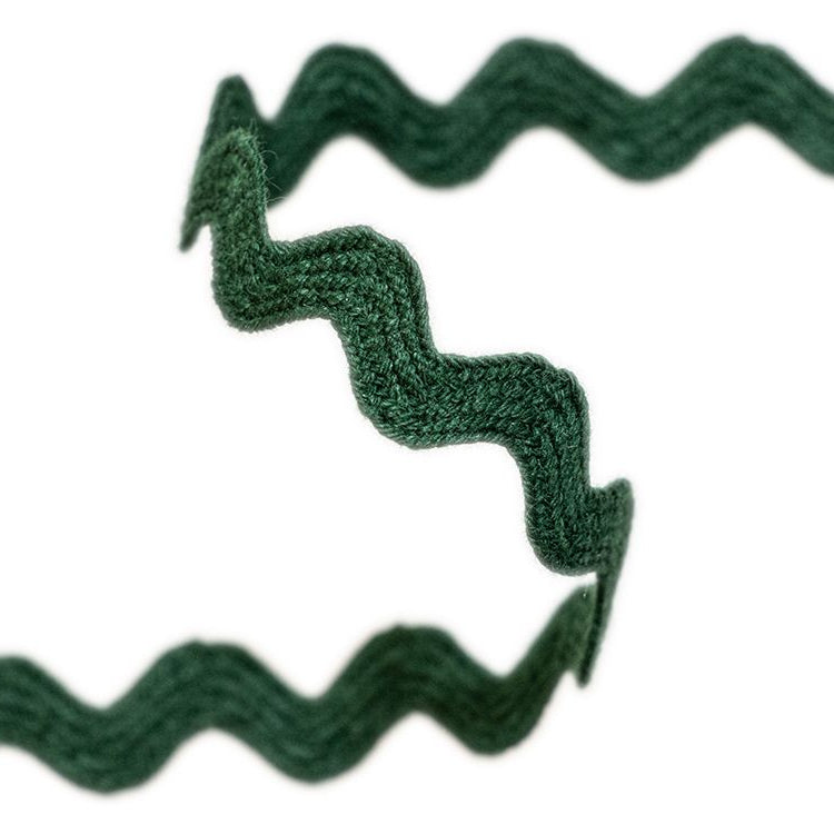 Bogenlitze/Zackenlitze hochwertige Baumwolle ca. 10 mm - uni