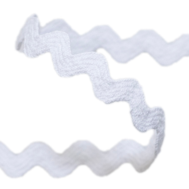 Bogenlitze/Zackenlitze hochwertige Baumwolle ca. 10 mm - uni