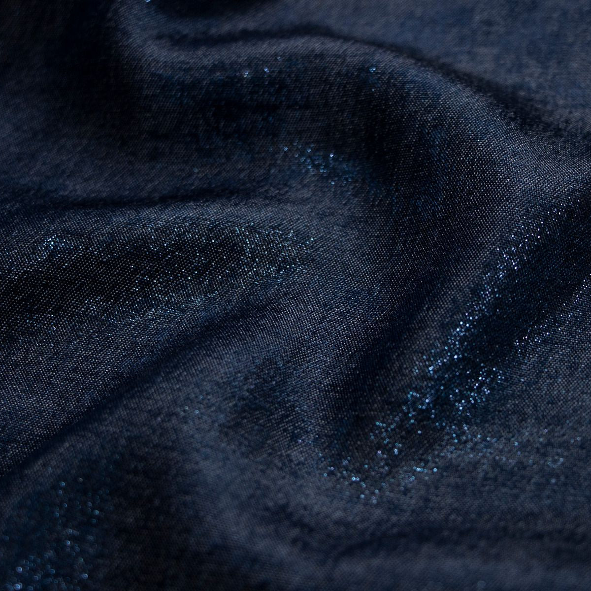 Webware Viskose glänzend - Jeansoptik