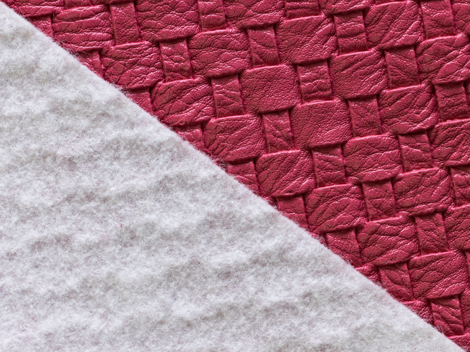 Kunstleder Swafing Beatrice Coupon ca. 50 cm x 70 cm - Flechtmuster