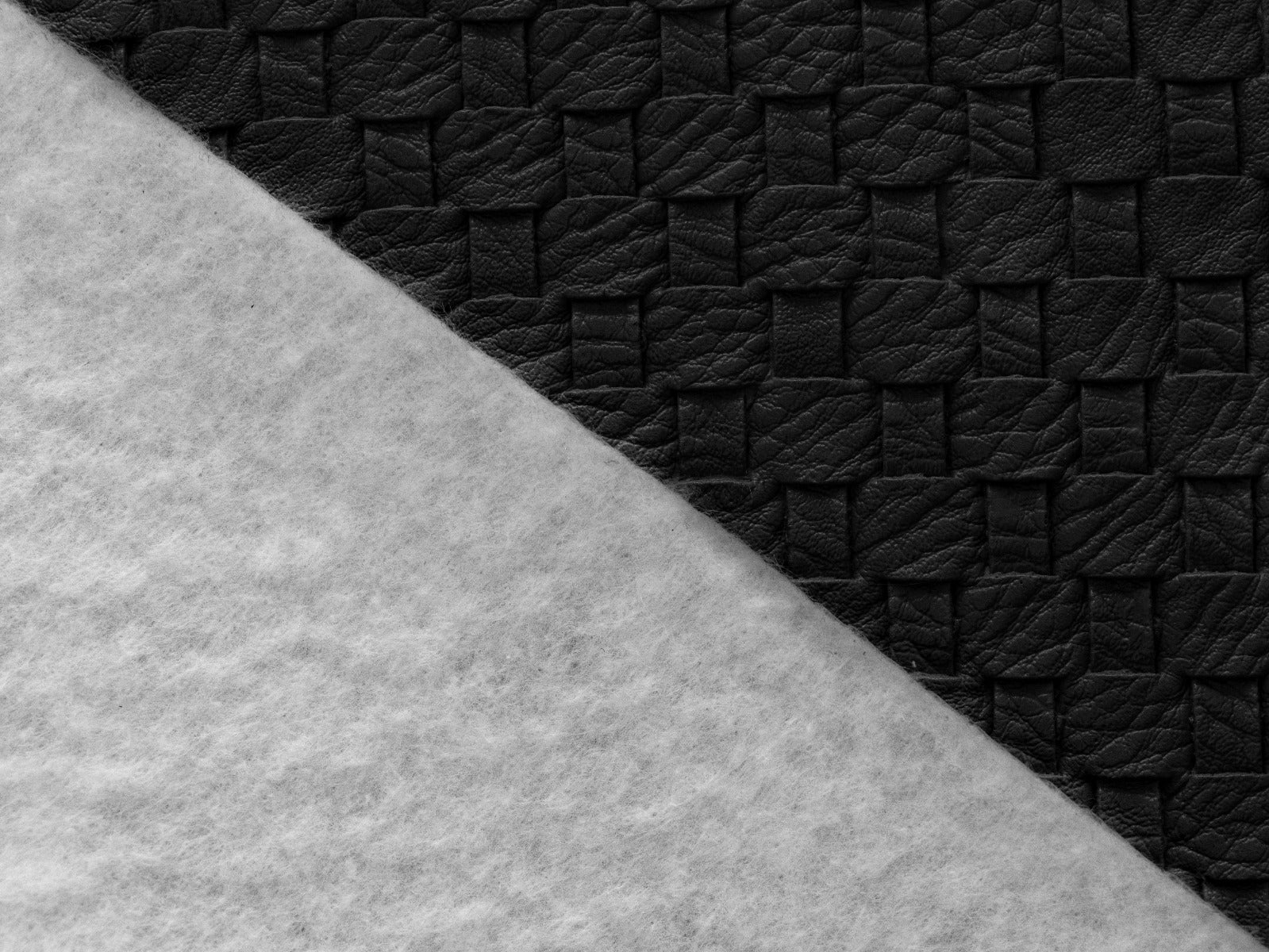 Kunstleder Swafing Beatrice Coupon ca. 50 cm x 70 cm - Flechtmuster