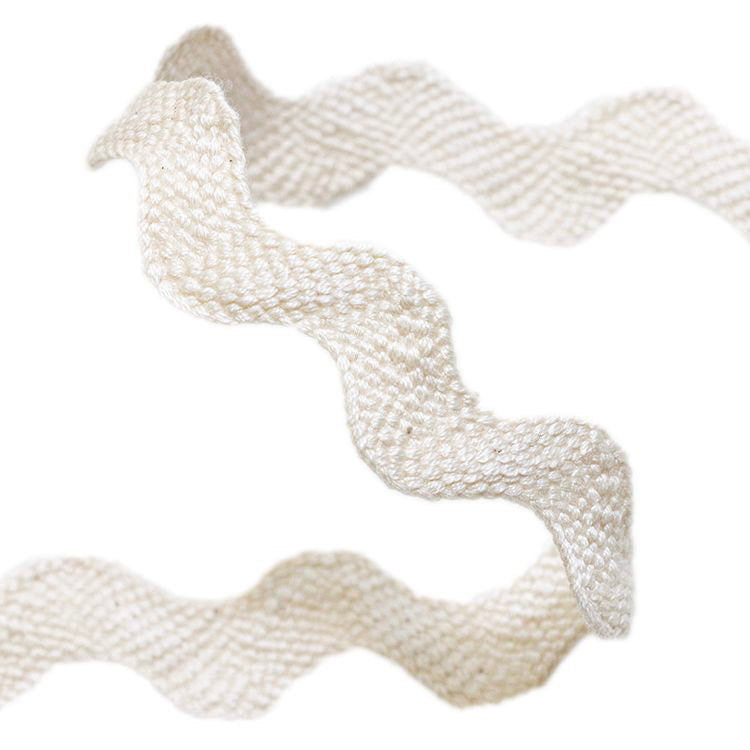 Bogenlitze/Zackenlitze hochwertige Baumwolle ca. 20 mm - uni