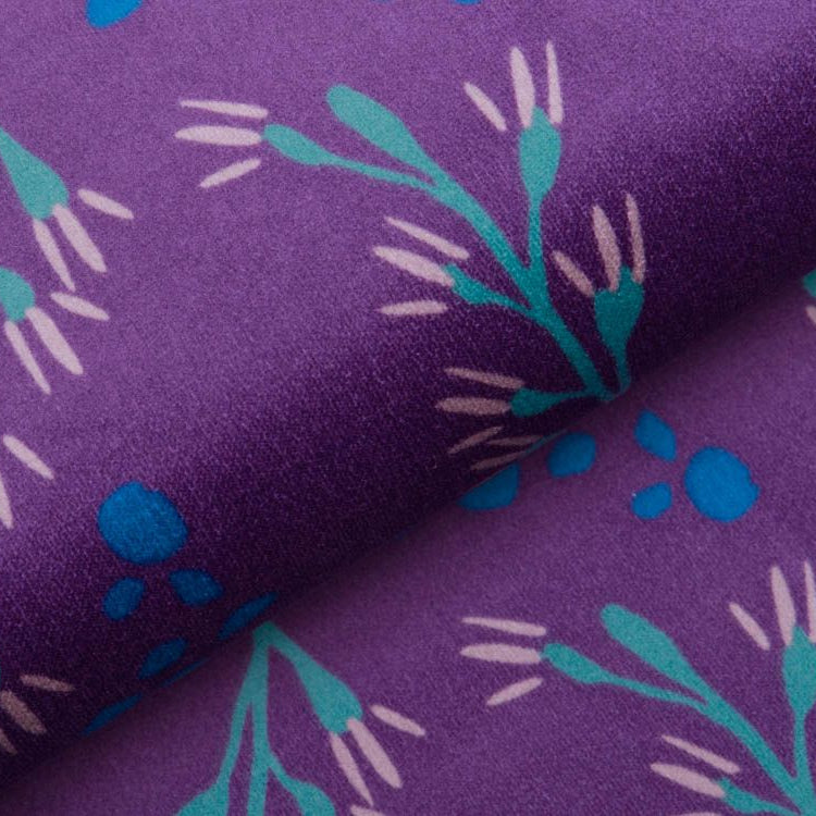 Velvet Stretch Tillisy - Zweige - flieder