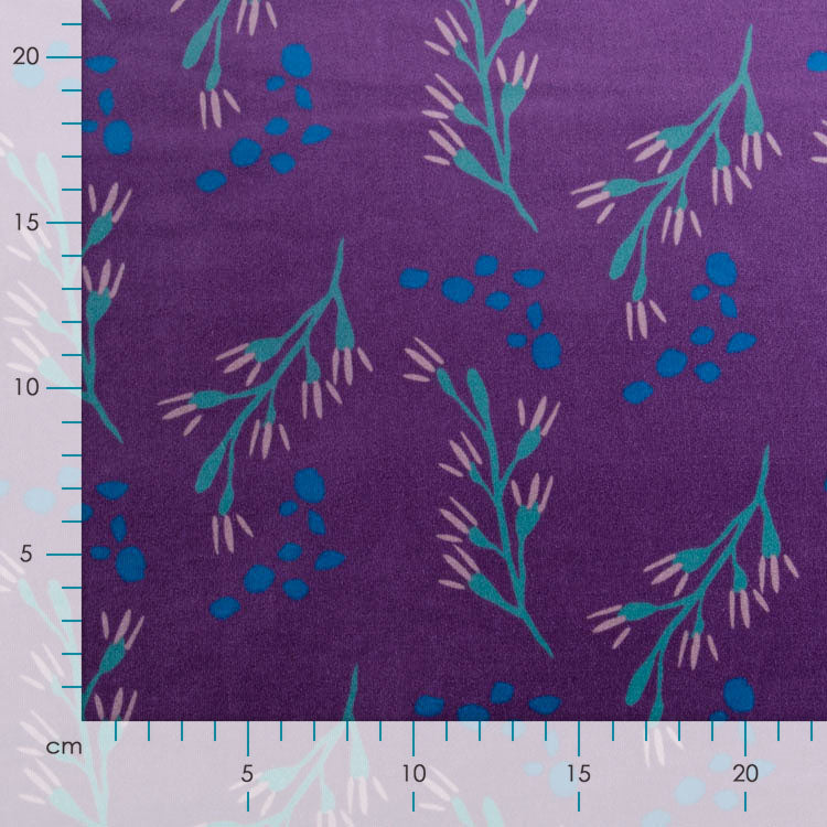 Velvet Stretch Tillisy - Zweige - flieder