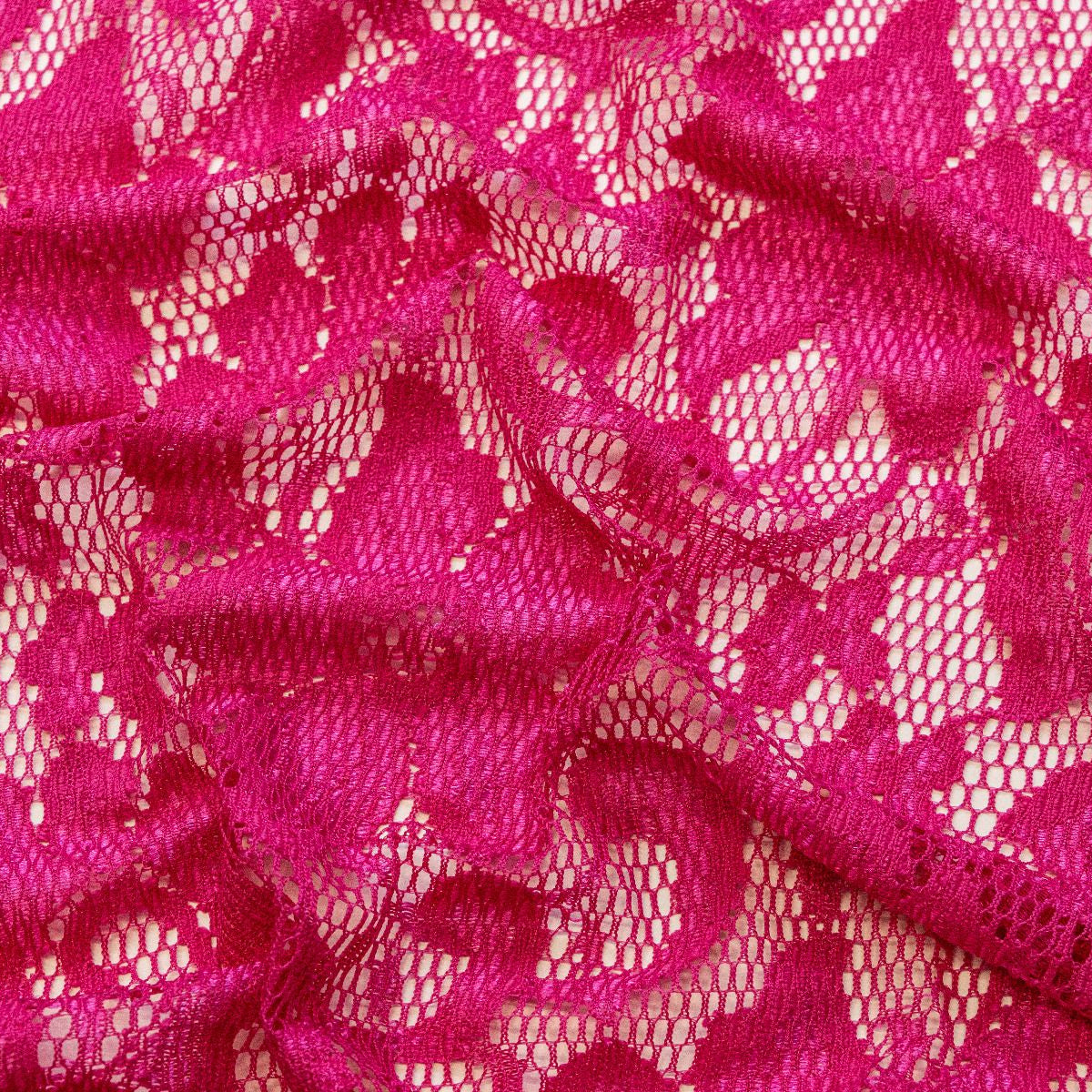 Hochwertige elastische Spitze - Blumenmuster