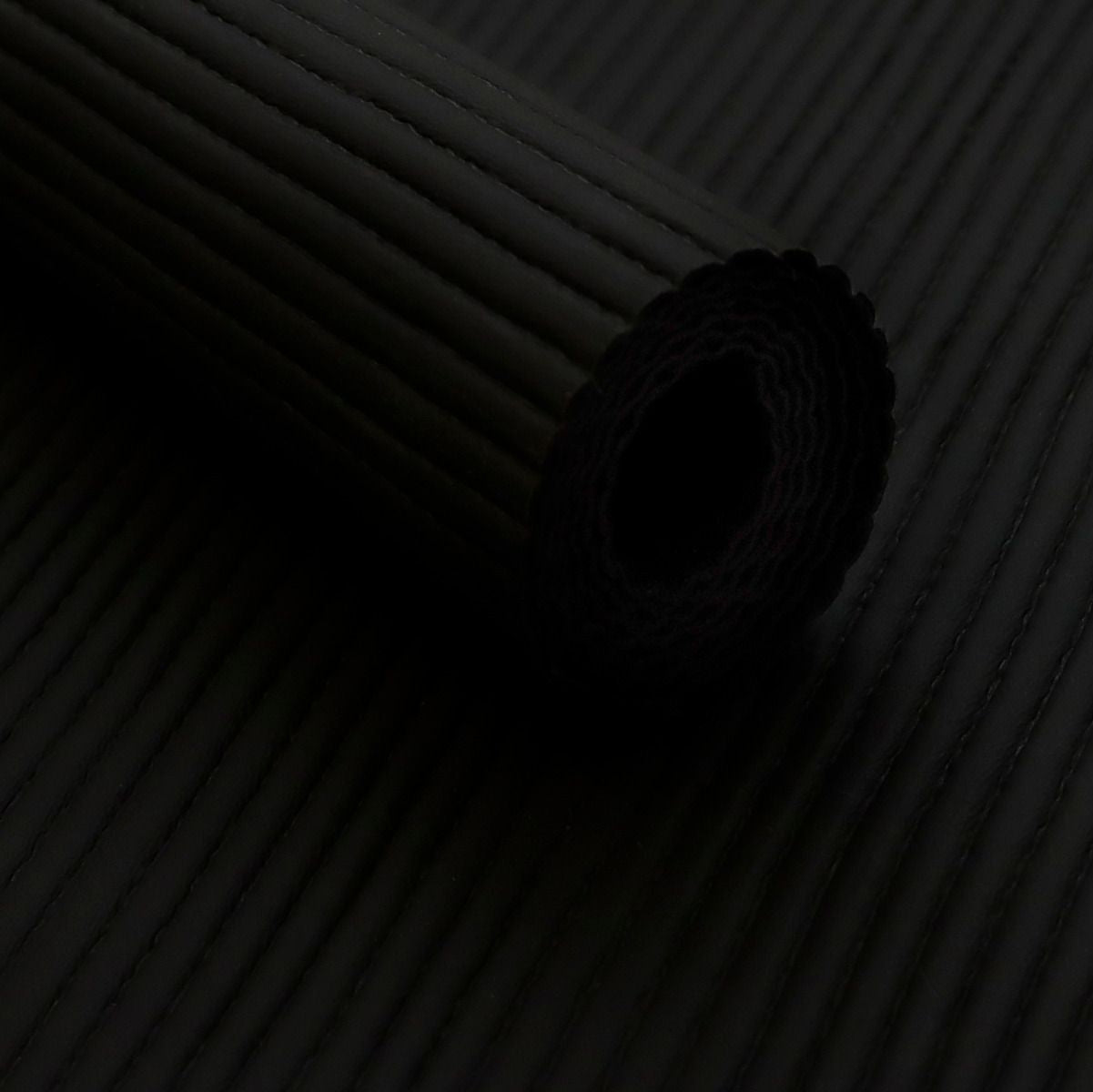 Leder Coupon ca. 50 cm x 70 cm - breitgerippt - uni