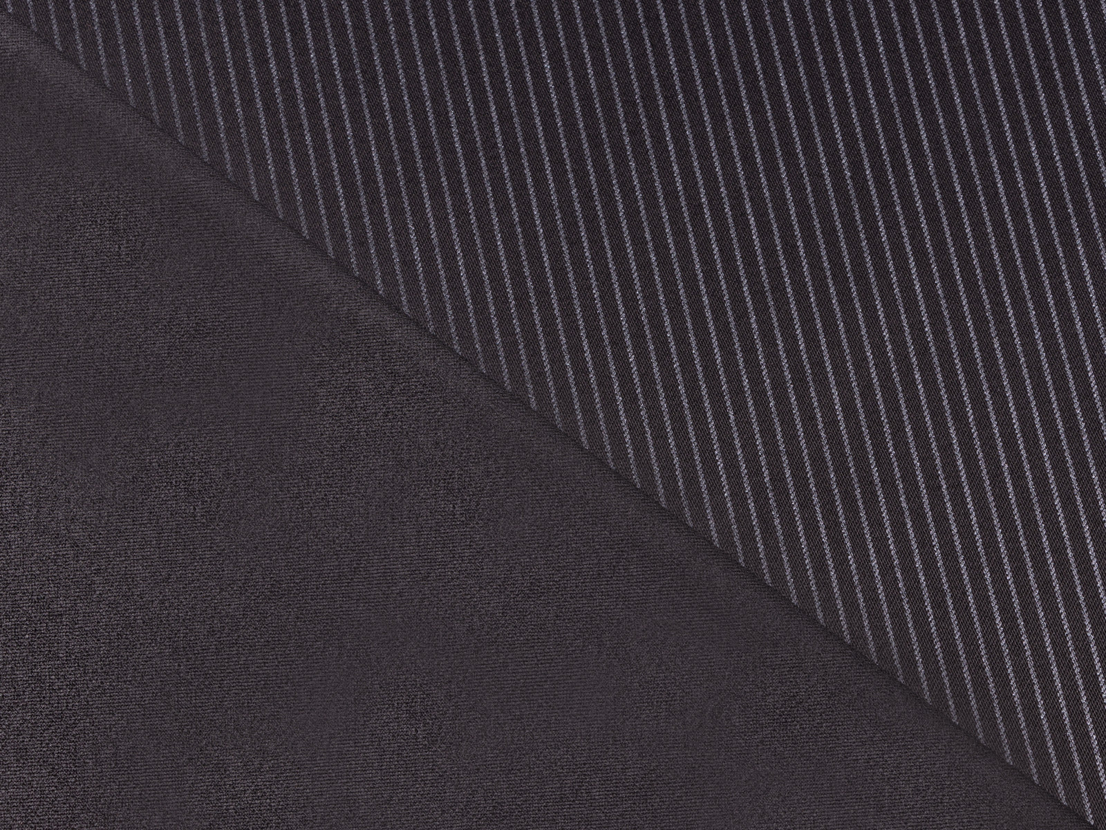 Hosen-Jackenstoff - zarte Nadelstreifen - anthrazit
