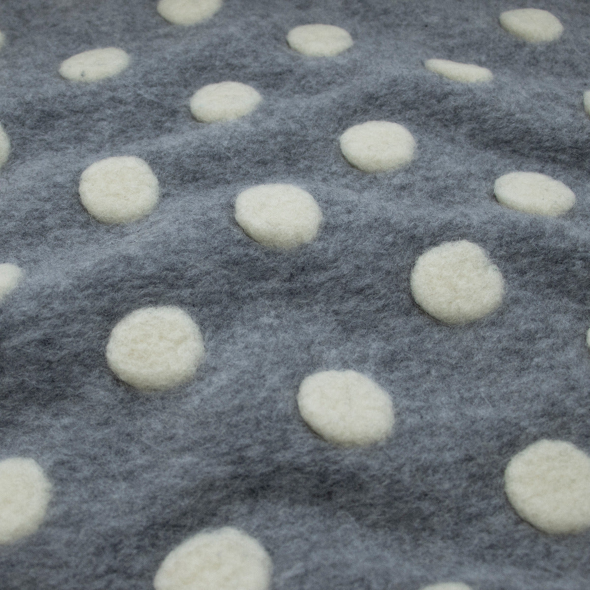 Walk Woll - Mix mit XL-Noppen - hellgrau - creme