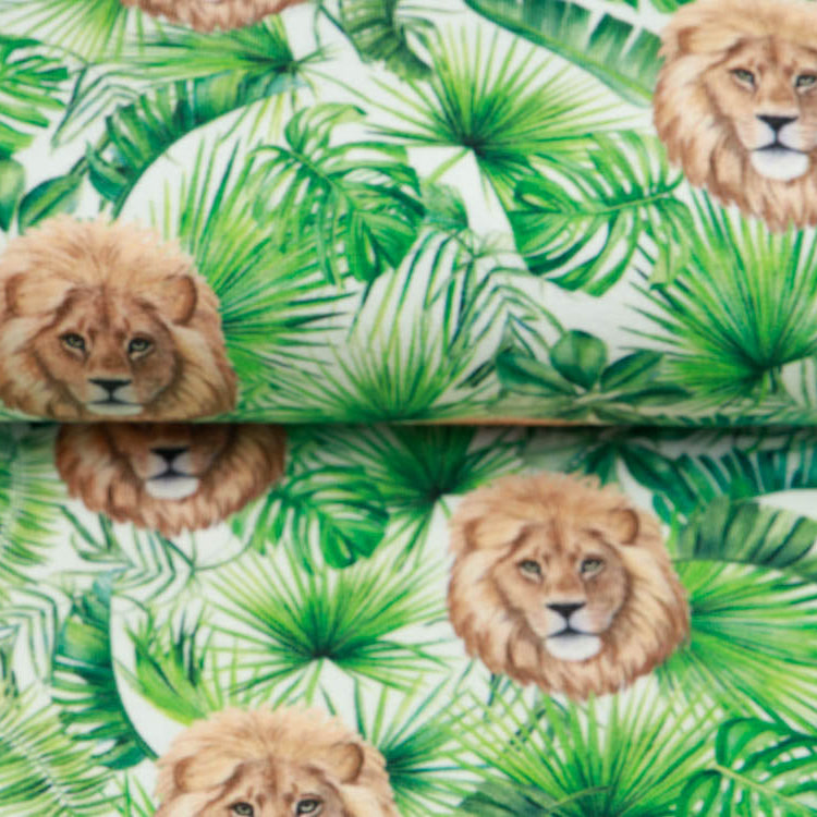 Jersey - Löwen im Dschungel - Wollweiß